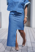 Load image into Gallery viewer, 'Audrey' Denim (SKIRT) - BOOQIE
